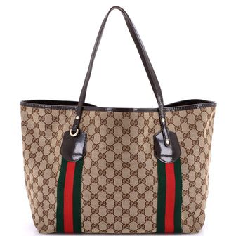 Gucci Jolie Web Tote GG Canvas Large