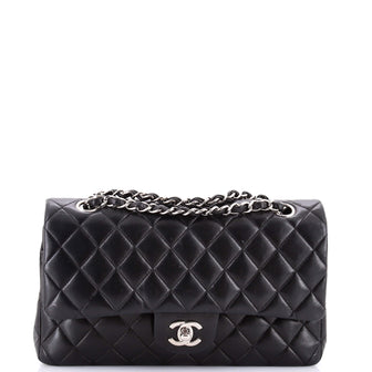 Chanel Classic Double Flap Bag Quilted Lambskin Medium