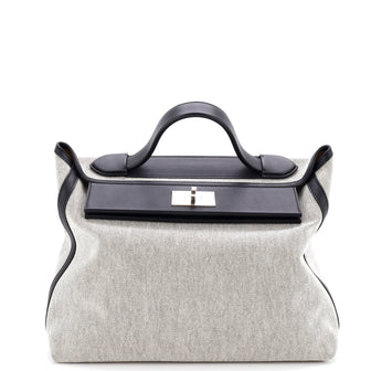 Hermes 24/24 Bag Canvas and Swift 35