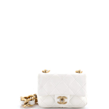 Chanel Funky Town Flap Bag Quilted Lambskin Mini