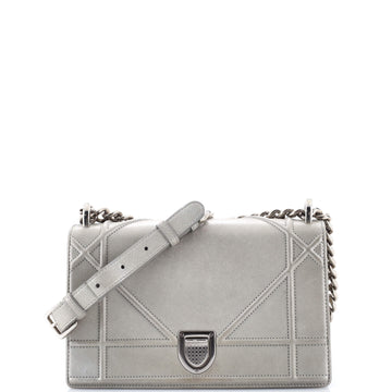 Christian Dior Diorama Flap Bag Iridescent Nubuck Small