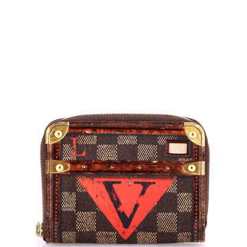 Louis Vuitton Zippy Coin Purse Limited Edition Damier Time Trunk