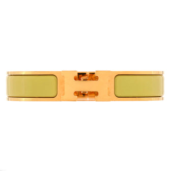 Hermes Clic H Bracelet Enamel Narrow