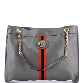 Gucci Rajah Chain Tote Leather Large