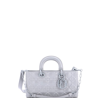 Christian Dior Ultra Matte Lady D-Joy Bag Diamond Motif Cannage Calfskin Medium