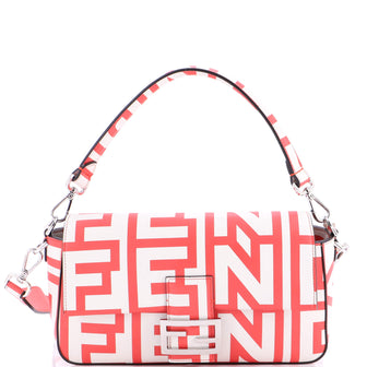 Fendi x Marc Jacobs Baguette NM Bag Printed Leather Medium