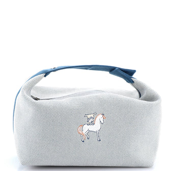 Hermes Bride-A-Brac Cabriole Travel Case Toile GM
