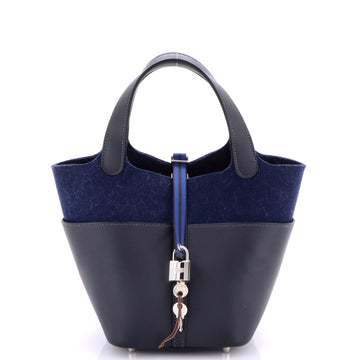 Hermes Go Team Picotin Lock Bag Feutre Wool and Swift PM