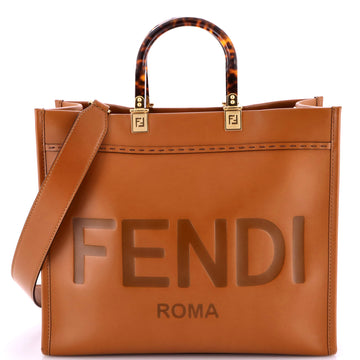 Fendi Sunshine Shopper Tote Leather Medium