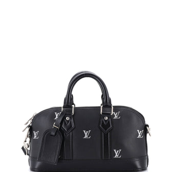 Louis Vuitton Alma Handbag LV Blason Calf Leather East West