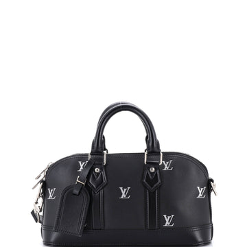 Louis Vuitton Alma Handbag LV Blason Calf Leather East West