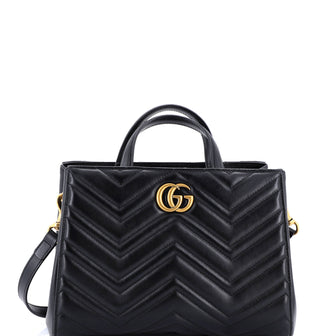 Gucci GG Marmont Tote Matelasse Leather Small