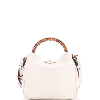 Gucci Diana NM Bamboo Shoulder Bag Leather Small