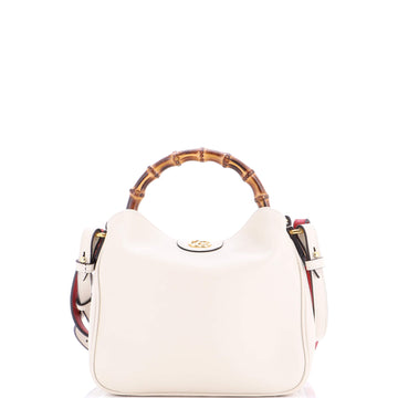 Gucci Diana NM Bamboo Shoulder Bag Leather Small