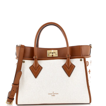 Louis Vuitton On My Side Tote Monogram Tufted Canvas MM