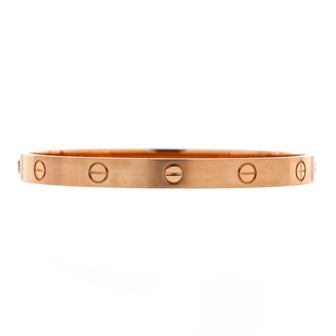 Cartier Love Bracelet Brushed 18K Rose Gold