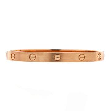 Cartier Love Bracelet Brushed 18K Rose Gold