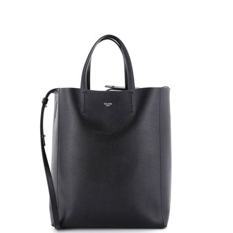 Celine Vertical Cabas Tote Grained Calfskin Small