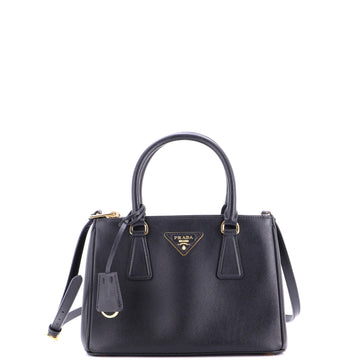 Prada Galleria Double Zip Tote Saffiano Leather Small