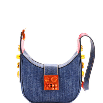 Christian Louboutin Carasky Hobo Denim Mini