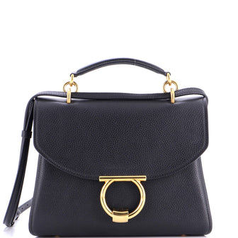 Salvatore Ferragamo Margot Satchel Leather Small