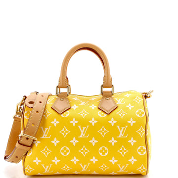 Louis Vuitton Speedy P9 Bandouliere Bag Monogram Leather 25