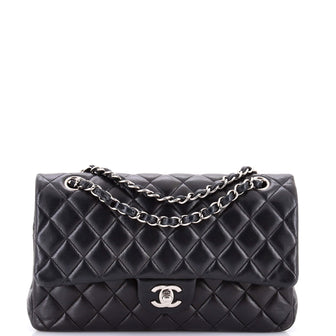 Chanel Classic Double Flap Bag Quilted Lambskin Medium