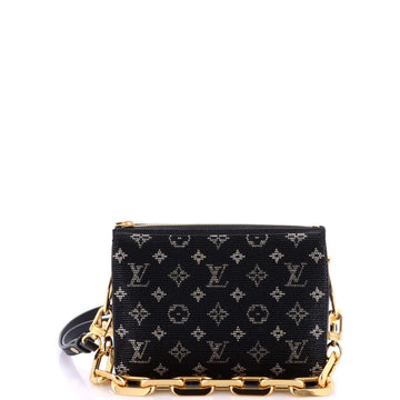 Louis Vuitton Coussin Bag Monogram Beaded Satin BB