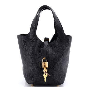 Hermes Picotin Lock Bag Clemence PM