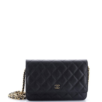 Chanel Wallet on Chain Quilted Caviar