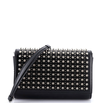 Christian Louboutin Paloma Clutch Spiked Leather