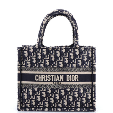 Christian Dior Book Tote Oblique Canvas Small