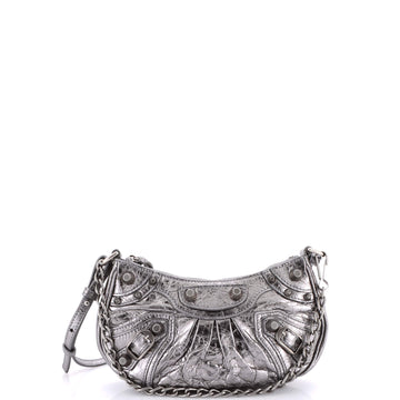 Balenciaga Le Cagole Giant Studs Shoulder Bag Leather Mini