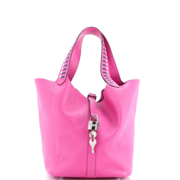 Hermes Picotin Lock Bag Tressage Epsom MM