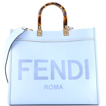 Fendi Sunshine Shopper Tote Leather Medium