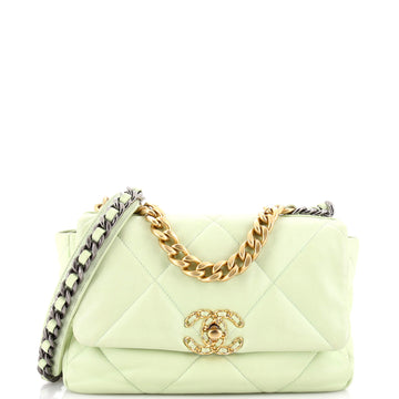Chanel 19 Flap Bag Quilted Leather Medium