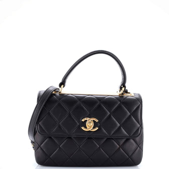 Chanel Trendy CC Top Handle Bag Quilted Lambskin Small