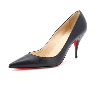 Labotine 20 Christian Louboutin Women's Clare Pumps Leather 80 Black 3719811