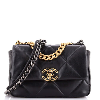 Chanel 19 Flap Bag Quilted Leather Medium