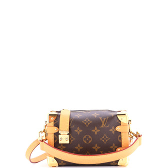 Louis Vuitton Side Trunk Handbag Monogram Canvas PM