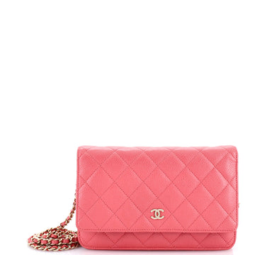 Chanel Wallet on Chain Quilted Caviar