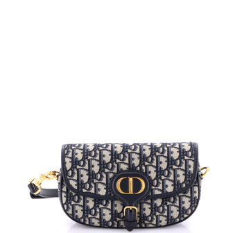 Christian Dior Bobby Flap Bag Oblique Canvas East West