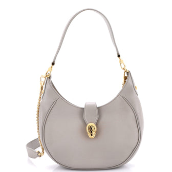 Bvlgari Serpenti Ellipse Crossbody Bag Leather Small