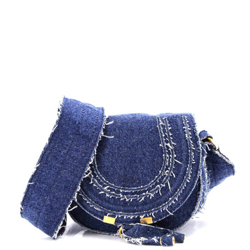 Chloe Marcie Crossbody Bag Denim Small