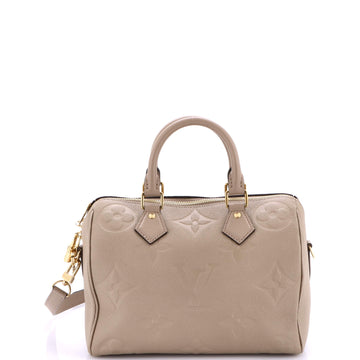 Louis Vuitton Speedy Bandouliere Bag Monogram Empreinte Giant 25