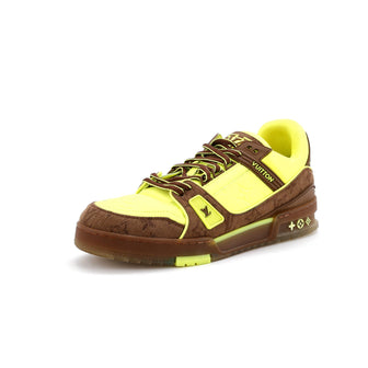 Louis Vuitton Men's LV Trainer Sneakers Monogram Empreinte Leather and Monogram Denim