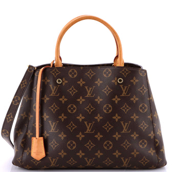 Louis Vuitton Montaigne Handbag Monogram Canvas MM
