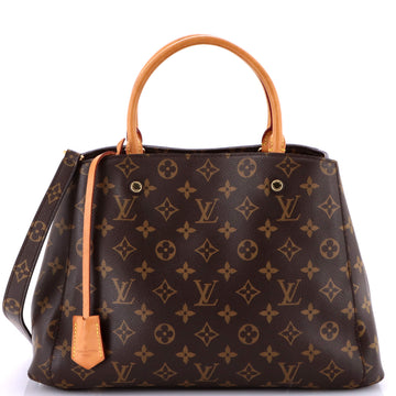 Louis Vuitton Montaigne Handbag Monogram Canvas MM