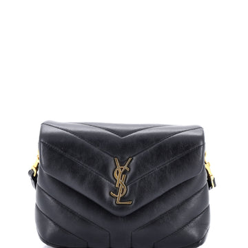 Saint Laurent Loulou Shoulder Bag Matelasse Chevron Leather Toy