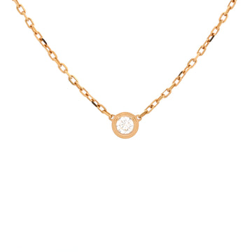 Cartier Cartier D'Amour Pendant Necklace 18K Rose Gold with Diamond Small